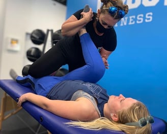 PNF stretch - assisted stretch