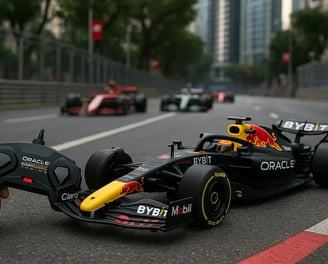 Carro a control remoto Red Bull con control remoto