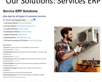 Services ERP