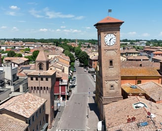 foto aerea di molinella