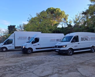 Flota de vehiculos de BEAL Servicios Logísticos