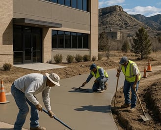 commercial concrete castle rock, co