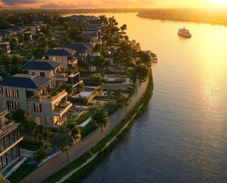 New Zayed waterfront city by the Nile – Jirian Egypt