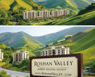 a sign that says roshan valley valley