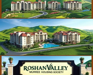 a sign for roshhan valley housing