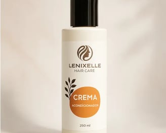 Producto Lenixelle Hair Care individual con diseño limpio y etiqueta minimalista