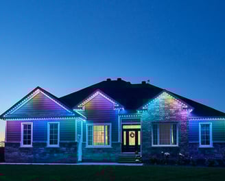 Celebright programmable outdoor LED lights with customizable colours