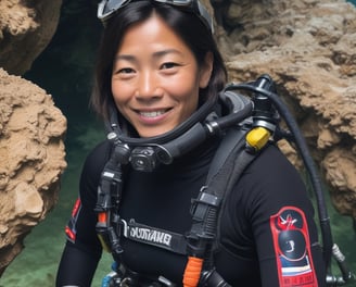 woman in black blazer with brown hair