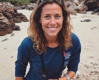 woman smiling wearing denim jacket