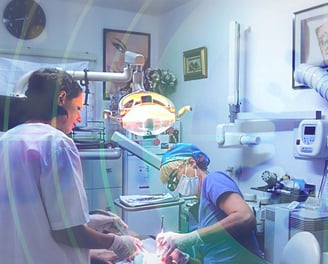 Behandlungssituation beim Zahnarzt