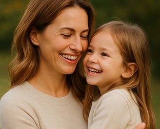 Maman aimante et son enfant