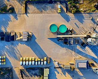 Drone survey of excavation progress and asset monitoring