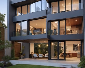 An apartment building