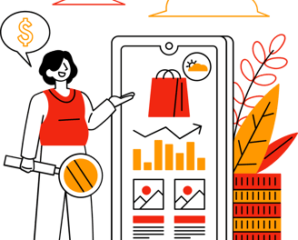 Optimized e-commerce product listing with clear visuals and brand story elements