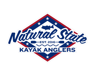 Logo for the Natural State Kayak Anglers