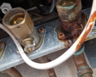 Replaced caravan boiler system near Chapel St Leonards ingoldmells skegness