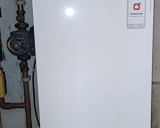 Old boiler system before combi upgrade in Skegness"