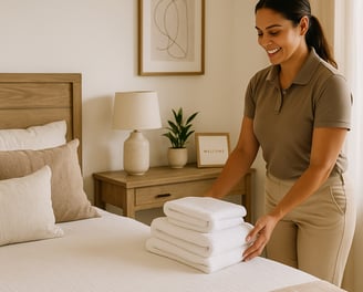 Eco-friendly Airbnb cleaning service by Dust Be Gone using safe products in Scottsdale vacation rent