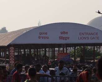 Crowd at Puri Temple