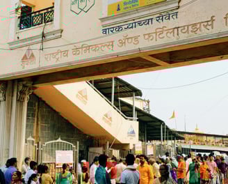 Vithoba temple much darshan queue