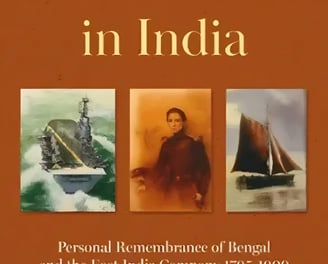 a book cover of five different pictures of a man in a boat