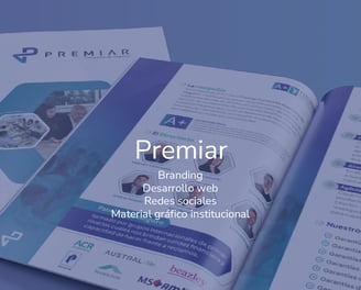presentación de un mockup sobre un brouchure