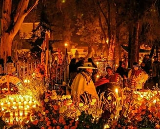 Tour de muertos en Michoacán