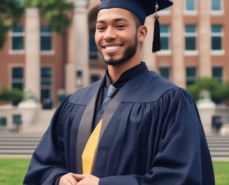 A digital profile screen viewed on a web browser, showcasing a user's account on a platform. The profile includes a photo of a person, details about their job as a Software Engineer, and professional achievements. There is also a description of their developer skills and project experiences. The GitHub interface shows navigation tabs along the top and profile details in the main content area.