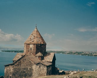 Sevanavank Monastery, with another 35mm film