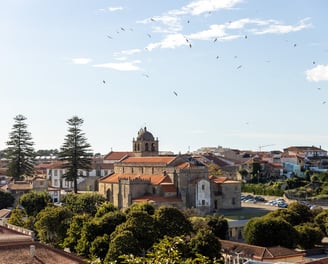 vue sue l'église Matriz de Vila do Conde