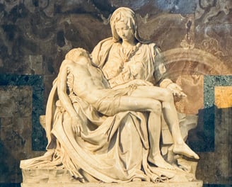 La Pieta sculpture by Michelangelo