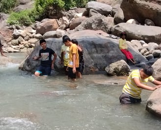 enjoyment in the river