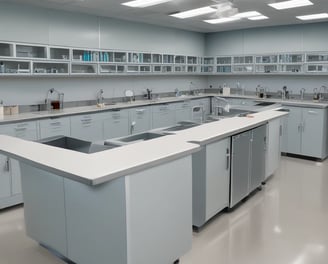 An assortment of medical supplies is scattered on a concrete floor, including syringes, vials, and medical bags filled with other equipment. The items appear to be part of an emergency medical kit or a mobile health unit.
