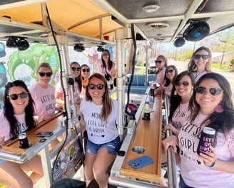 Hen party at Riga Beer Bike
