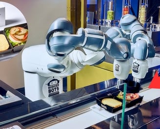 abb robot makes burgers