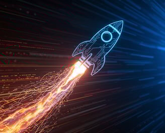 image describing speed representing ability to ship software software