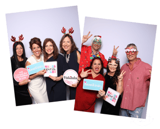 The Grove LWR holiday photo booth party