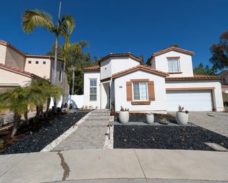 House with new pavers