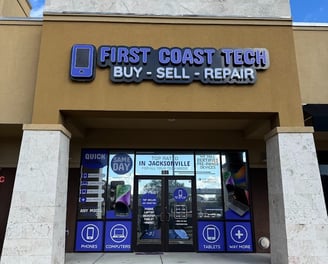 First Coast Tech repairs iPhones, iPads, Samsungs, Game Consoles, Playstations, Xboxs and MUCH more.