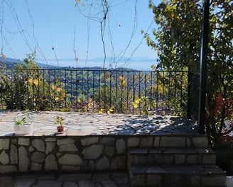 Under tha sade of walnut tree Nakou's house Liopraso Trikala