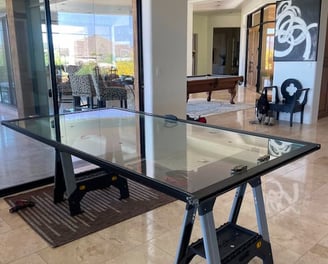 Sliding patio door glass replacement