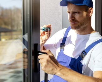 Sliding door lock repair