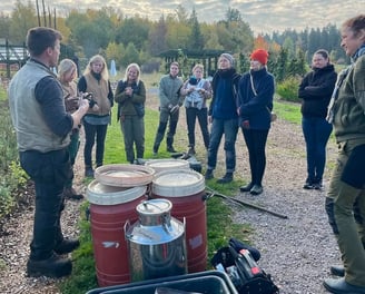 Josef Winter leading the workshop