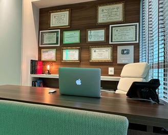 Consultório médico, sala de atendimento