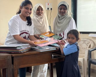 DONORIAM donation to school students