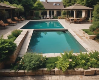 swimming pool near buildings