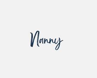 Written heading - Nanny 