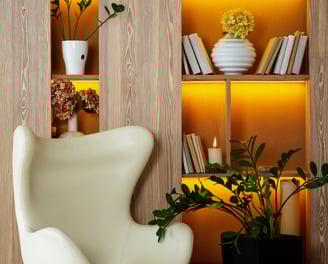 Furniture, living room interiors, residential interior by niyanta gupta