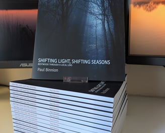 paul binnion shifting light shifting seasons book woodland photography in bestwood country park nott