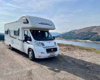 Motorhome SKYE next to river